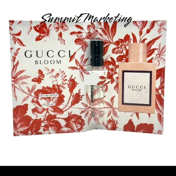 Gucci  Pouch AndBloom and Flora Fragrance Collection Boxed Five Samples Plus Two - Picture 8 of 12